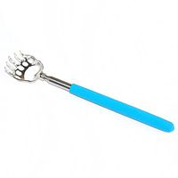 Cute Bear Claw Stainless Back Claw Back Scratcher Ultimate Extendable (Blue)