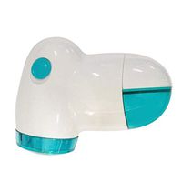 Lint Remover Electric Portable Fabric Furniture Shaver Rechargeable Sweater Pill Defuzzer for Cloths Fabrics Furniture use with Batteries Power Adapter (Blue)