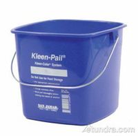 San Jamar - Chef Revival San Kp196Kcbl Kleen Pail 6 Qt Bucket B Lue 12/Cs SAN KP196KCBL