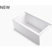 KOHLER 20201-RA-0 Underscore Bathtub, White