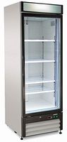Chef's Exclusive CE319 Commercial Merchandiser Display Freezer 23 Cubic Feet One 1 Single Door Upright Reach in Sub Zero Frost Free with Adjustable Shelves Digital Controller, 27 Inch Wide, White