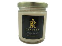 Autumn Harvest Scented Candle by 3R Candles - Soy/Paraffin Wax Glass jar - Fall Home Decor Gifts for Holiday & Christmas Season - Essential Autumn Gift Ideas