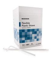 Flexible Drinking Straw McKesson 16-9550. Box of 500