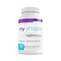 My Shape Weight Loss Dietary Supplement, Natural, Patented, Regulates Appetite. Fat Loss, Fat and Carbohydrates Reduction, Gluten Free, Vegetarian Capsules, 1 Bottle