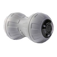 DLT Silicone Vibrating Peanut Massage Ball for Plantar Fasciitis Relief, 4 Speed Intensity, Handheld Trigger Point Pain Relief Massager, Carrying Case, Battery Indicator (Color : Gray)