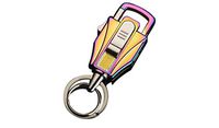 Niniesa Keychain 2-in-1 Electronic Cigarette Lighter Keychain Multi-Function Keychain Gift For Men (Exquisite Gift Box) (Magic color)