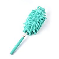 Bollysky Extendable Dusters Brush Microfiber Telescoping Washable Dusting Brush (Green)