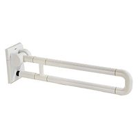 Limaomao Toilet Safety Rails Safety Stabilizing Frame for Toilet Stabilizing Armrests, Safety Handle with Grab Bar, Bathroom Seat Bracket for Special People (Color : White, Size : 65cm)