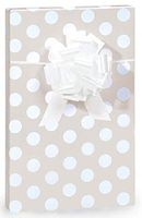 Pearl Cream Scroll Gift Gift Wrap Wrapping Paper-15ft Roll w. Gift Tags