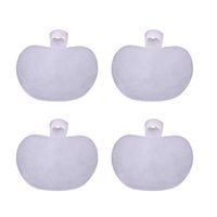 Ibnotuiy 2 Pairs Silicone Ball of Foot Cushion Pads Reusable Soft Gel Forefoot Ball Metatarsal High Heel Inserts Gel Foot Cushion (White)