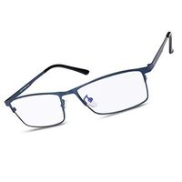 Anti UV Glare Harmful Blue Light Computer Gaming Glasses for Men Women - Clear Lens,PC Accessories-Blue Light Blocking Glasses (BLUE)