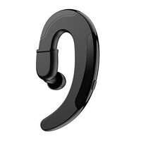Bluetooth Bone Conduction Earphone,elecfan Single Sports Noise Cancelling Headset with Microphone Earbuds Hands-Free Calls High-Fidelity Stereo Painless Ear-Hook Earphone for Sport Running,Black