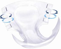 Adult Disposable Brief Diaper, Medium, Moderate Absorbency, Tab Closure - McKesson BRCLMD - Case of 96