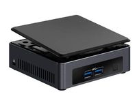 Intel NUC NUC7i3DNKE Mini PC/HTPC, Intel Dual-Core i3-7100U 2.4GHz, 4GB DDR4, 128GB SSD, WiFi, Bluetooth, 4k Support, Dual Monitor Capable, Windows 10 Professional 64Bit (4GB Ram + 128GB SSD)