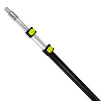 Pomatree 5-12 Foot Telescoping Extension Pole | Strong and Sturdy Multi-Purpose Extendable Pole | Screw-On Window Washing Cleaning Tools, Light Bulb Changer, Paint Roller and Duster Attachments