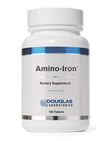Douglas Laboratories - Amino-Iron - Highly Absorbable Iron/Amino Acid Supplement - 100 Tablets