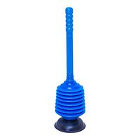 Sanmubo Bellows Accordion Toilet Plunger, High Pressure Thrust Plunge Removes Heavy Duty Clogs from Clogged Bathroom Toilets Commercial Style 'Plumbers Plunger' with Large Bellows