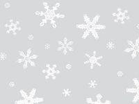 Pack Of 1, 24" X 100' 1.0 Mil Snowflakes Christmas Print Cello Rolls W/1/2", 1" & 2" White Snowflakes Made In USA