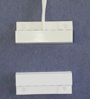 Flange Mount Contact And Magnet With Center Leads White - 10 Pack