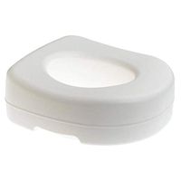 Carex Toilet Seat Riser - Adds 5 Inch of Height to Toilet - Raised Toilet Seat With 300 Pound Weight Capacity - Slip-Resistant