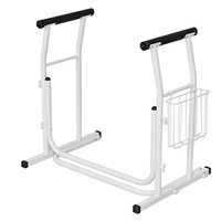 Cypress Shop Toilet Aid Safety Medical Free Standing Assistance Illness Suffering Person With Comfortable Padded Armrest And Handy Magazine Holders Bathroom Safety Security Adis Medical Tool Equipment