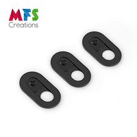MFS Creations Webcam Cover - Ultra Thin, Metal, Adhesive, Black, Slide - Laptop, Desktop, Computer, PC, iPad, Mac, Phone, Smartphone - Privacy and Security Protection - 3 Pack