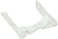 DMI Adjustable Upper Back Shoulder Support Brace Posture Perfect Band, for Men and Women, One Size Fits Most, White