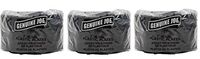 Genuine Joe GJO10429 Plastic Round Plate, 9" Diameter, Black (Pack of 125) (Тhrее Pаck)