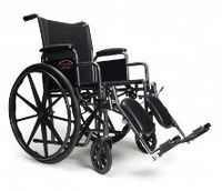 Everest & Jennings 3H010340 Advantage Wheelchair, Detachable Full Arm, Swing Away Footrest, 20" x 16"