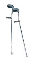 Deluxe Lightweight Adjustable Aluminum Forearm Walking Cane Crutches - Set of 2 - Size Extra-Tall