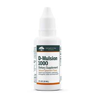 Genestra Brands - D-Mulsion 1000 - Emulsified Vitamin D - 1 fl. oz. - Natural Spearmint Flavor