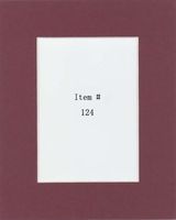Golden State Art, Pack of 50 11x14 Maroon Picture Mats Mattes with White Core Bevel Cut for 8x10 Photo