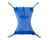 Mesh Full Body Commode Sling, Patient Lift Sling with Commode Opening, Medium Size, 4 or 6 Points, Without Head Support