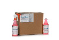 Clean'n Safe All Purpose Cleaner Degreaser: Case of 12 Full Strength, Undiluted Quarts, Removes Buildup From Baked, Burned-on Food, Wipes Smudges From Stainless Steel, Cuts Through Grease