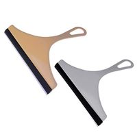 SNNplapla 2PCS Mini Shower Squeegee Shower Scraper Car Window Cleaner Window Squeegee (Pink,Light Blue)