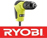 New Ryobi 18 Volt Right Angle 90 Degree Drill Attachment 3/8" Chuck A10raa1
