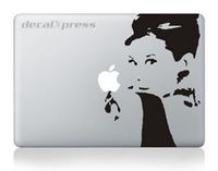 Audrey Hepburn - Decal Sticker for MacBook, Air, Pro All Models