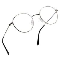LifeArt Round Alloy Frame Eyeglasses Blue Light Blocking Eyewear Reading Glasses+1.00 Magnification