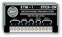 RDL STM-1 Stick-On Series Microphone Preamplifier - Power Supply Not Included