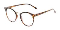 Readers.com Reading Glasses: The Dewey Reader, Metal Round Style for Men and Women - Tortoise/Gold, 1.00