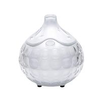 Essential Oil Diffuser, Mist Maker, Aromatherapy, Humidifier, Room Decor Lighting with 6 LED Color Changing Lamps. LED Light Humidifier Air Aroma Diffuser, Auto Shutdown (White)