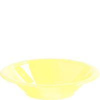 12oz Plastic Bowls | 20ct (Light Yellow)