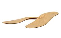 Orthotic Leather Insoles for Flat Feet and Plantar Fasciitis with Arch Support, Men and Women, Kaps Relax (Women 4 US / 35 EUR)