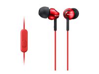 Sony MDR-EX110AP In-Earphone (with In-line Microphone) - Red