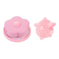 VEZAD Flower-Type Washing Machine Floating Lint Mesh Bag Hair Filter Net Pouch, Floating Washing Machine Filter Washer Lint Trap