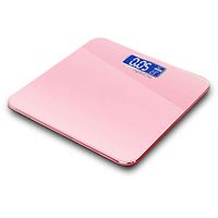 Weight Scale 180Kg Electronic LCD Display Weights Bathroom Scale Weighing Machine Personal Body Scales 4 Colors Smart Balance,Pink
