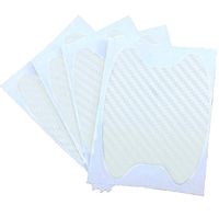 4Pcs Carbon Fiber Car Door Handle Anti Scratch Protector Film Sticker Set 7 Colors Available