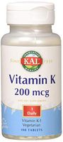 Kal 200 Mcg K1 Tablets, 100 Count