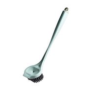 Togethor Cleaning Brush Hanging All Purpose Long Handle Brush Kitchen Toilet Bathroom Scrub Brush Brushable Pot Dish (Green, 25 x 6 x 3cm)