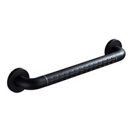 Black Stainless Steel Bath Shower Handle,Anti-Slip Grip Grab Bar,Bathroom Support Handle,for Elderly, Injury, Kid